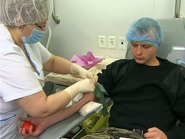 15 БОЙЦОВ ОТРЯДА ОСОБОГО НАЗНАЧЕНИЯ ГУВД Краснодарского края СТАЛИ ДОНОРАМИ